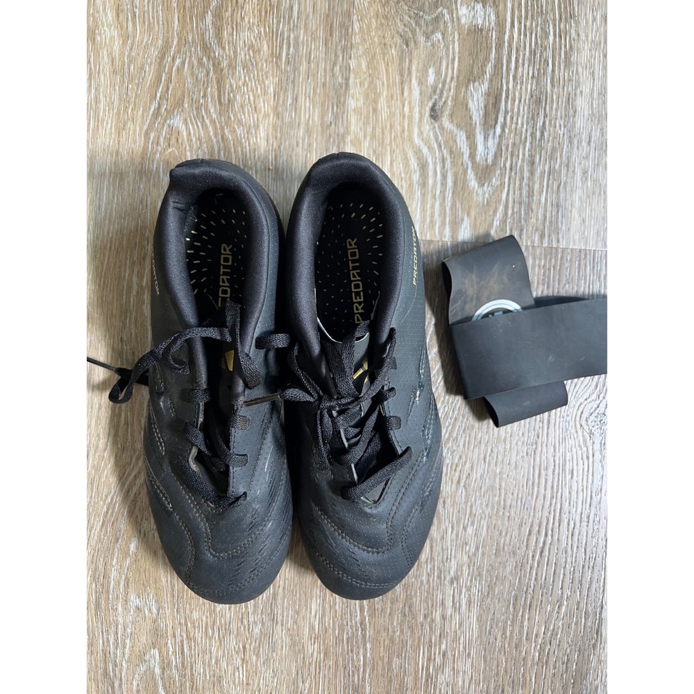 Adidas Predator Soccer Cleats Kids 4.5 Black Firm Ground IF6425 - Picture 6 of 7